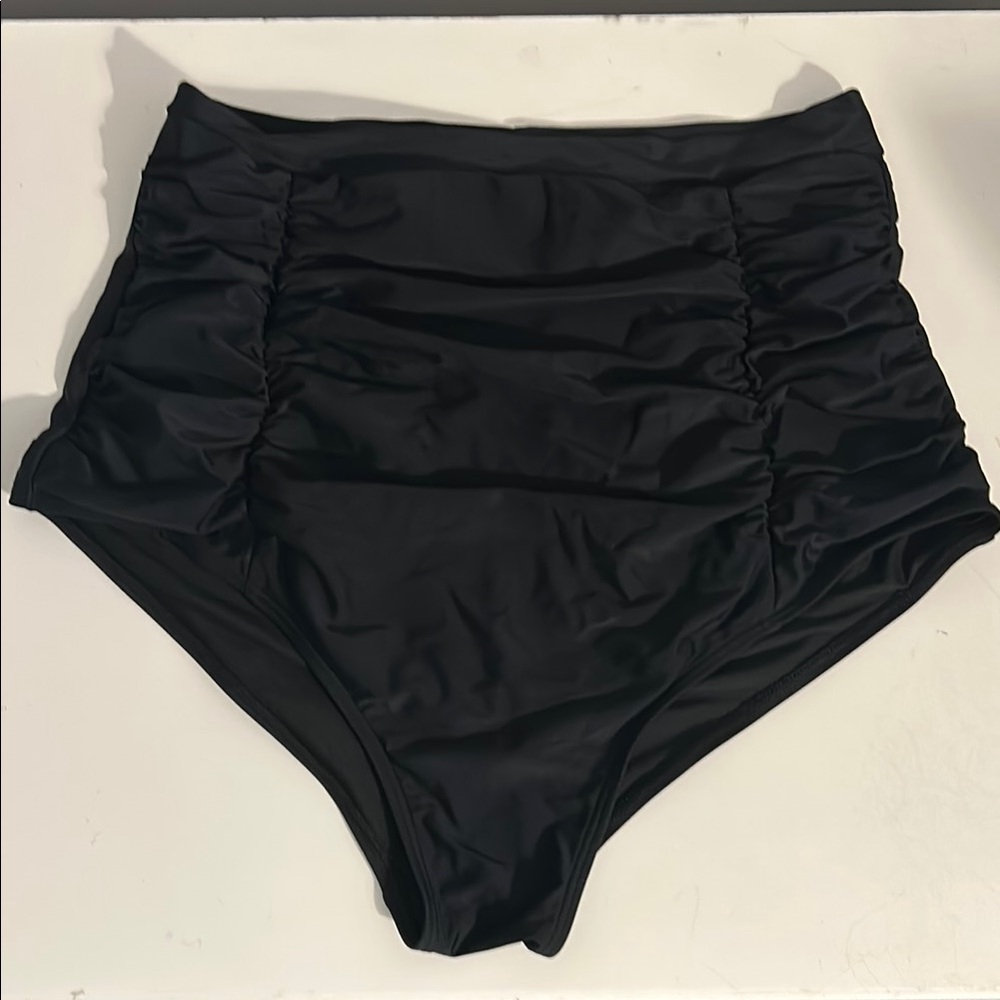 Black High-Waisted Women's Shorts